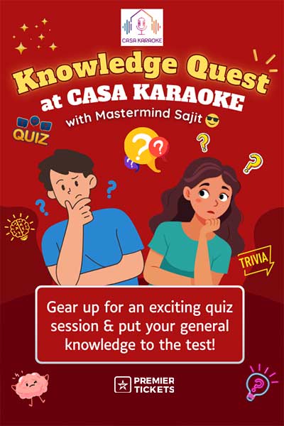 Knowledge Quest at Casa Karaoke – 12th January