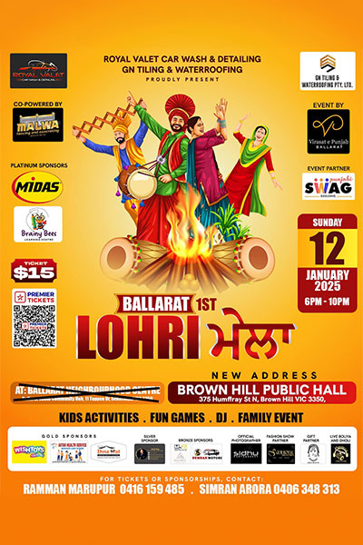 Ballarat Lohri Mela Night – 2025