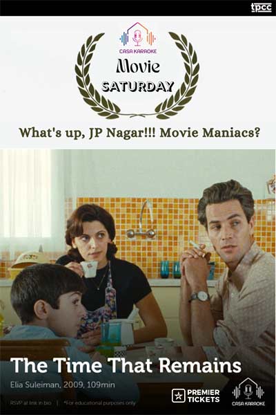 The Time That Remains – Movie Screening