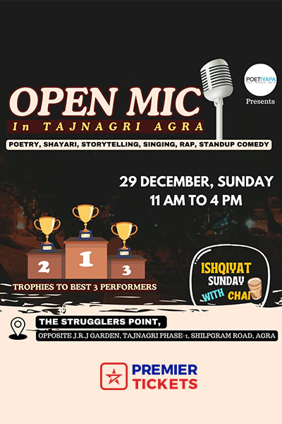 Open Mic In Taj Nagri – Agra 2024