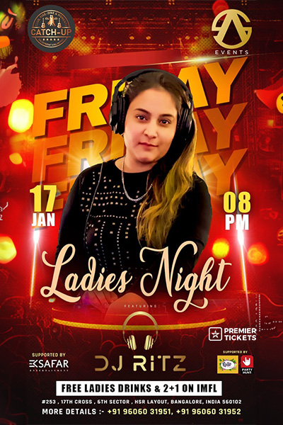 Friday Ladies Night – 17th Jan