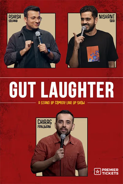 GUT LAUGHTER : A COMEDY LINEUP SHOW – 21st January 2025
