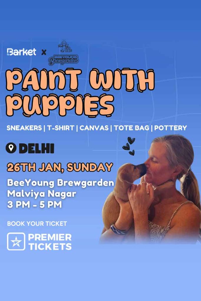 Paint With Puppies – 26 Jan Delhi