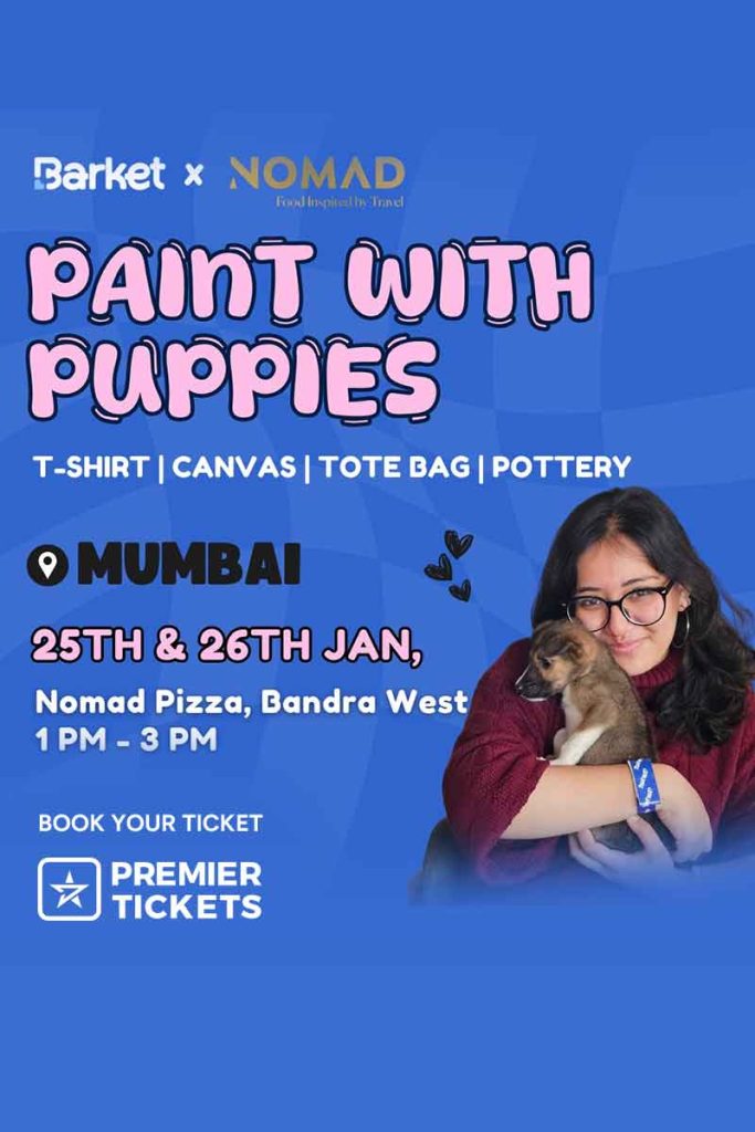 Paint With Puppies – 26th Jan Mumbai