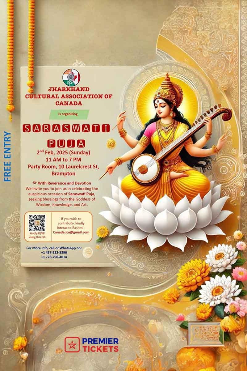 Saraswati Puja Live in Brampton 2025