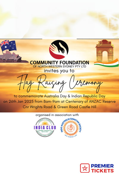 Flag Raising Ceremony to commemorate Australia Day & Indian Republic Day