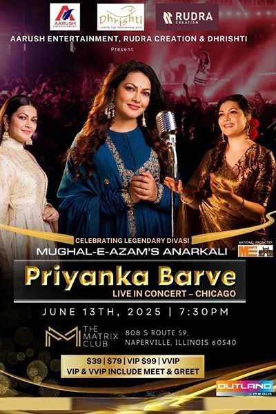 Protected: Priyanka Barve Live in Concert – Chicago 2025