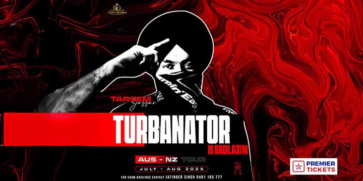TURBANATOR is Back – Tarsem Jassar Australia & New Zealand Tour 2025