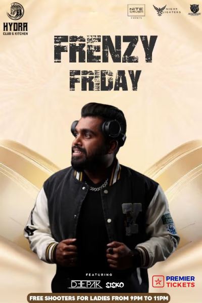 FRENZY FRIDAY at Hydra – Bengaluru 2025