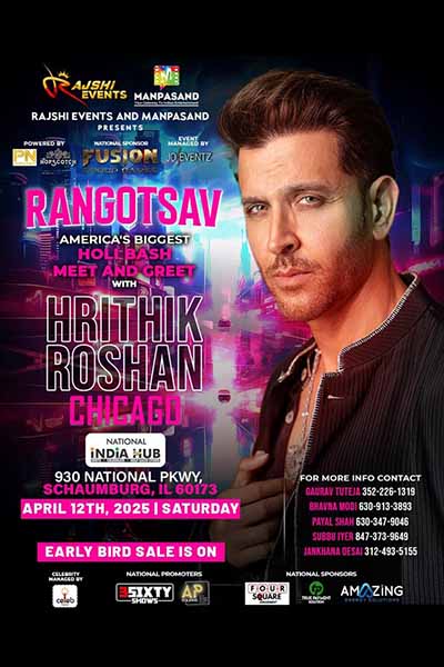 Holi Color Fest with Hrithik Roshan 12th April 2025