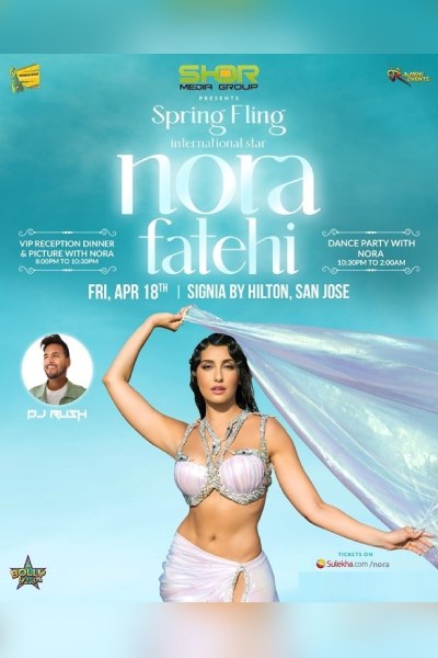 Nora Fatehi Live Spring Fling in Bay Area 2025
