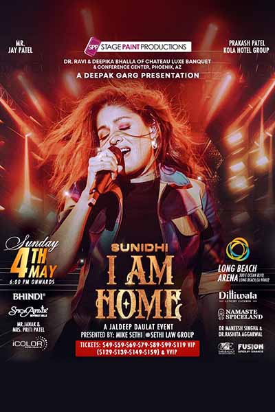 Sunidhi Chauhan – I AM HOME Tour Live in Los Angeles 2025 Sunidhi Chauhan – I AM HOME Tour Live in Los Angeles 2025