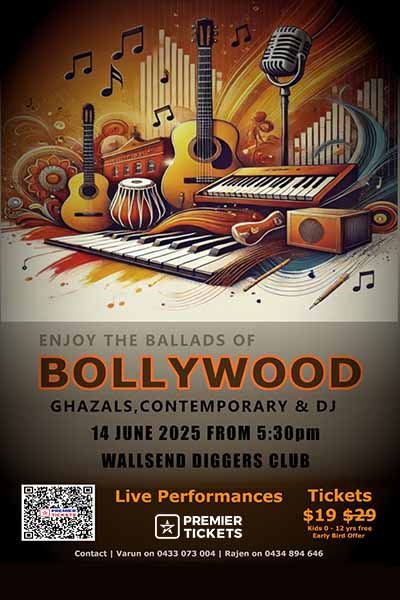Ballads of Bollywood - Ghazals, Contemporary and DJ - 2025 Ballads of Bollywood - Ghazals, Contemporary and DJ - 2025