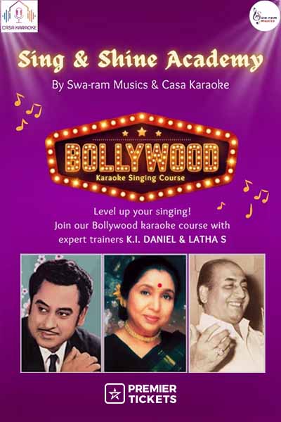Bollywood Karaoke Singing Course – Sing & Shine Academy 5th April 2025