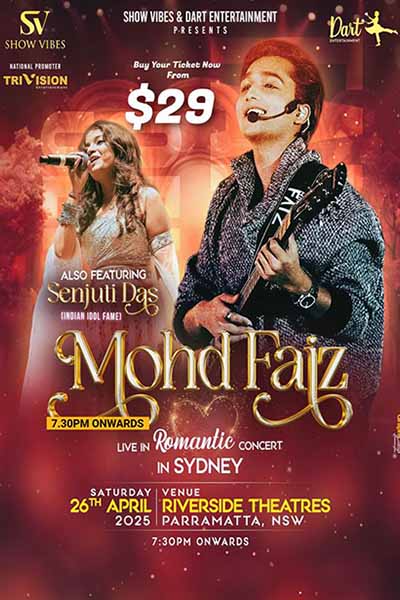Mohd Faiz Live in Sydney - 2025