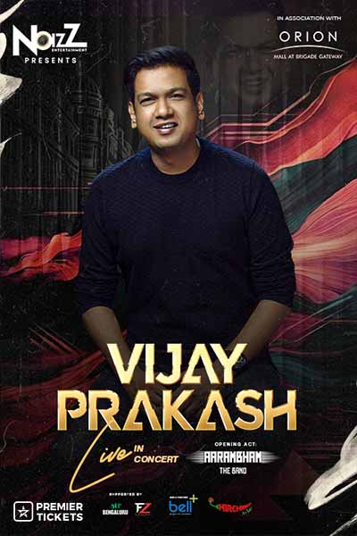 VIJAY PRAKASH LIVE IN CONCERT - 2025 VIJAY PRAKASH LIVE IN CONCERT - 2025