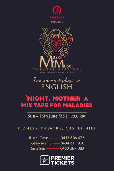 ‘Night, Mother and A Mix Tape for Maladies - 15th June (12pm) - English Plays
