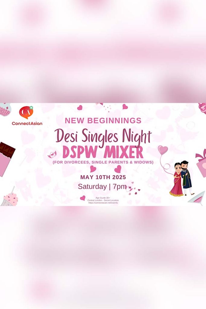 Desi Singles Cocktail Mixer Night DSPW – London  2025