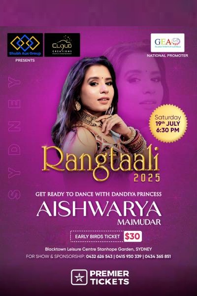 Rangtaali 2025 With Aishwarya Majumdar in Sydney