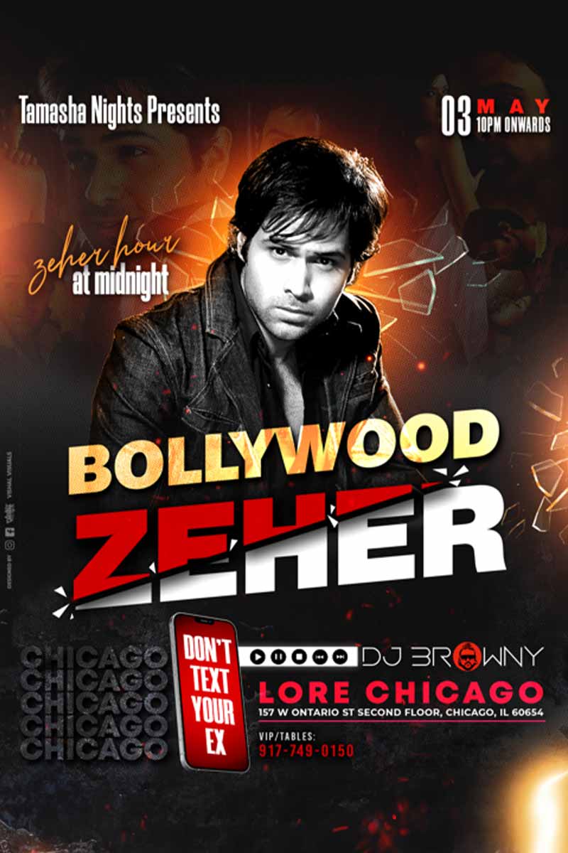 Bollywood Zeher - Chicago 2025 Bollywood Zeher - Chicago 2025