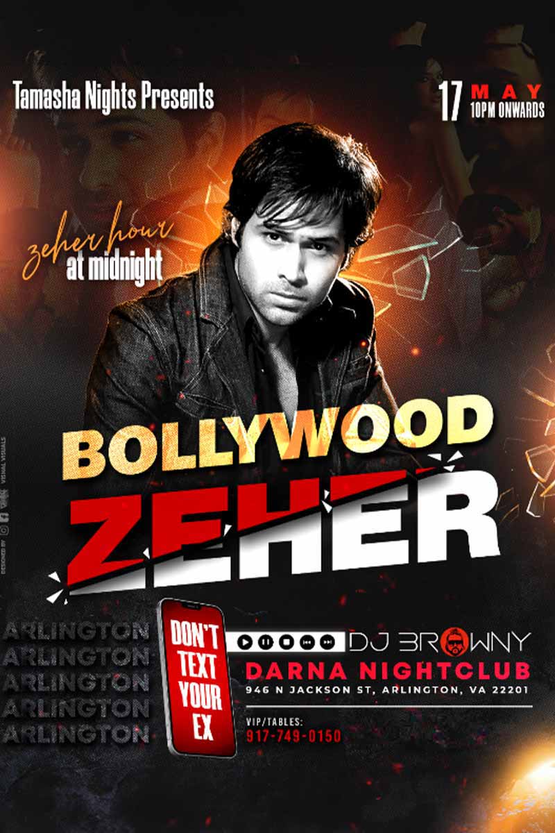 Bollywood Zeher at Darna Nightclub 2025 Bollywood Zeher at Darna Nightclub 2025