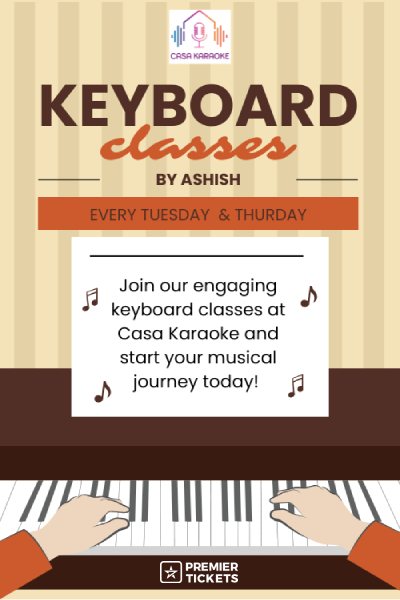 Electronic Keyboard Classes @ Casa Karaoke – 17th April 2025
