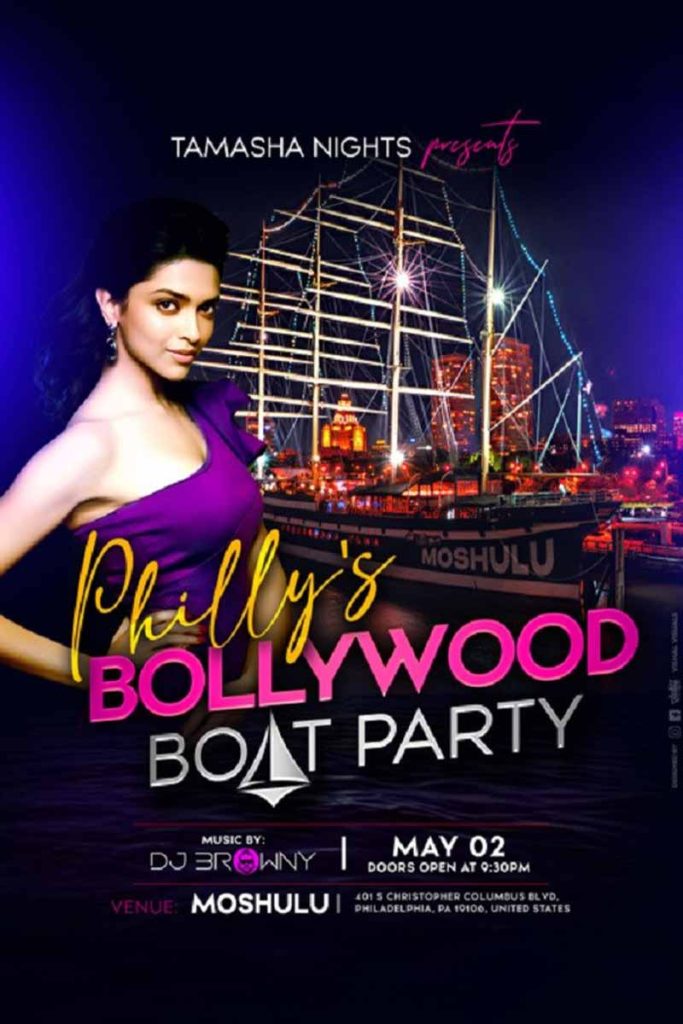 Philly’s Bollywood Boat Party At Moshulu 2025