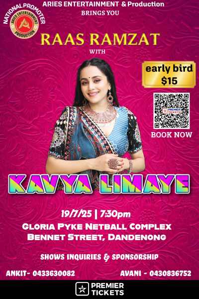 RAAS RAMZAT 2025 with Kavya Limaye - Live in Melbourne 2025