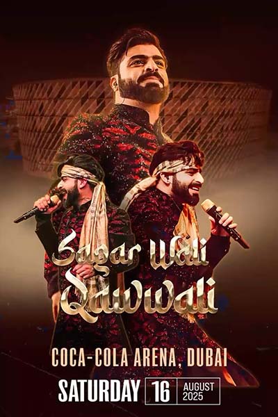 Sagar Wali Qawwali Live at Coca-Cola Arena in Dubai 2025