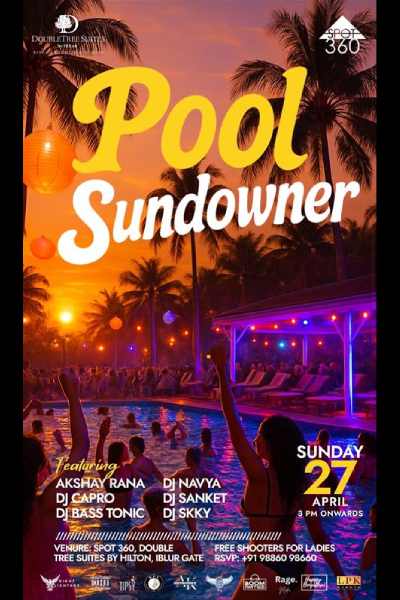 Spot 360 Pool Party Bengaluru – 27th April 2025