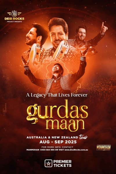 Gurdas Maan Saab - Australia & New Zealand Tour 2025