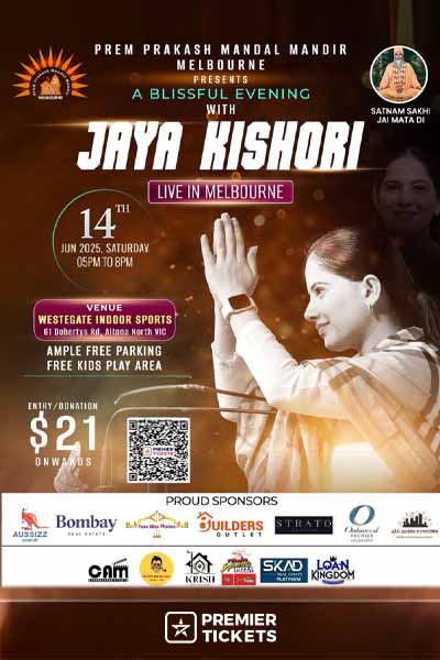 A Blissful Evening with Jaya Kishori Ji - Melbourne 2025