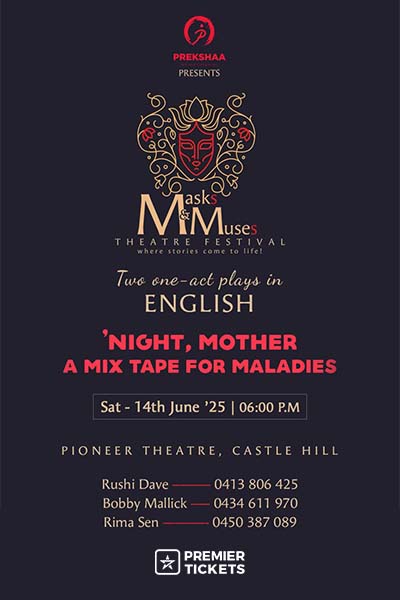 ‘Night, Mother and A Mix Tape for Maladies - 14th June (6pm) - English Plays