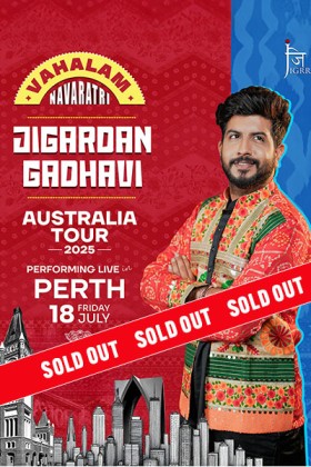 Vhalam Navratri 2025 With Jigardan Gadhavi in Perth