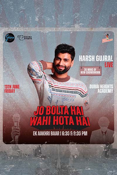 Harsh Gujral Live in Dubai – 2025