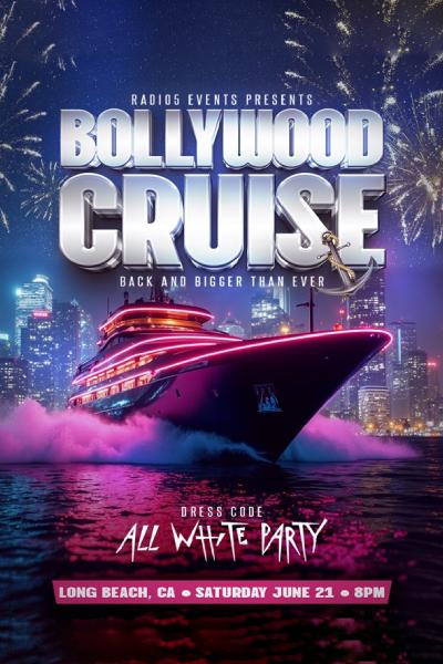 Bollywood Cruise: A Luxury All White Desi Cruise Party! 2025