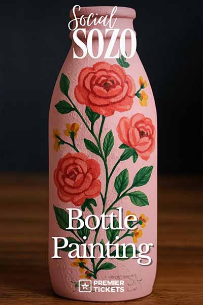 Bottle Painting By Social Sozo : Delhi 25 May 2025