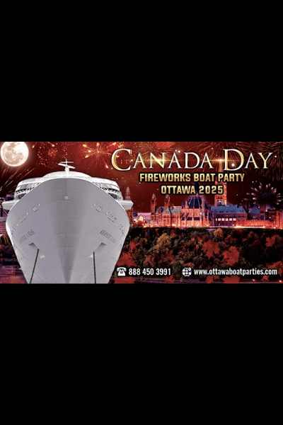 Canada Day Fireworks Boat Party Ottawa 2025