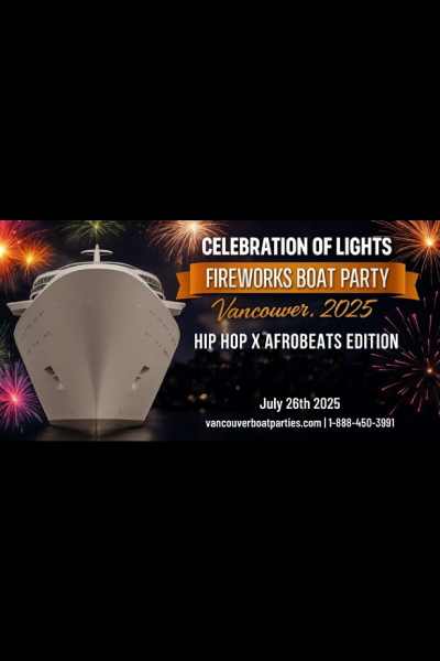 Celebration of Lights Fireworks Boat Party Vancouver 2025