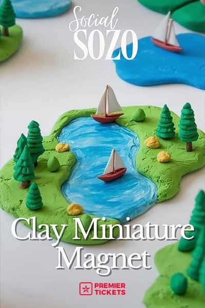 Clay Miniature Magnet By Social Sozo : Delhi 23 & 25 May 2025