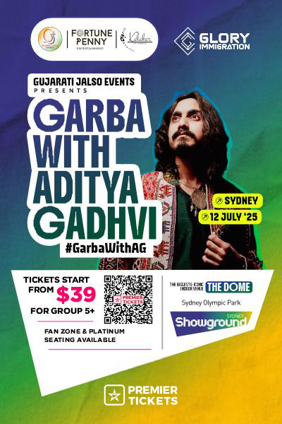 Garba with Aditya Gadhavi - Sydney Olympic Park 2025