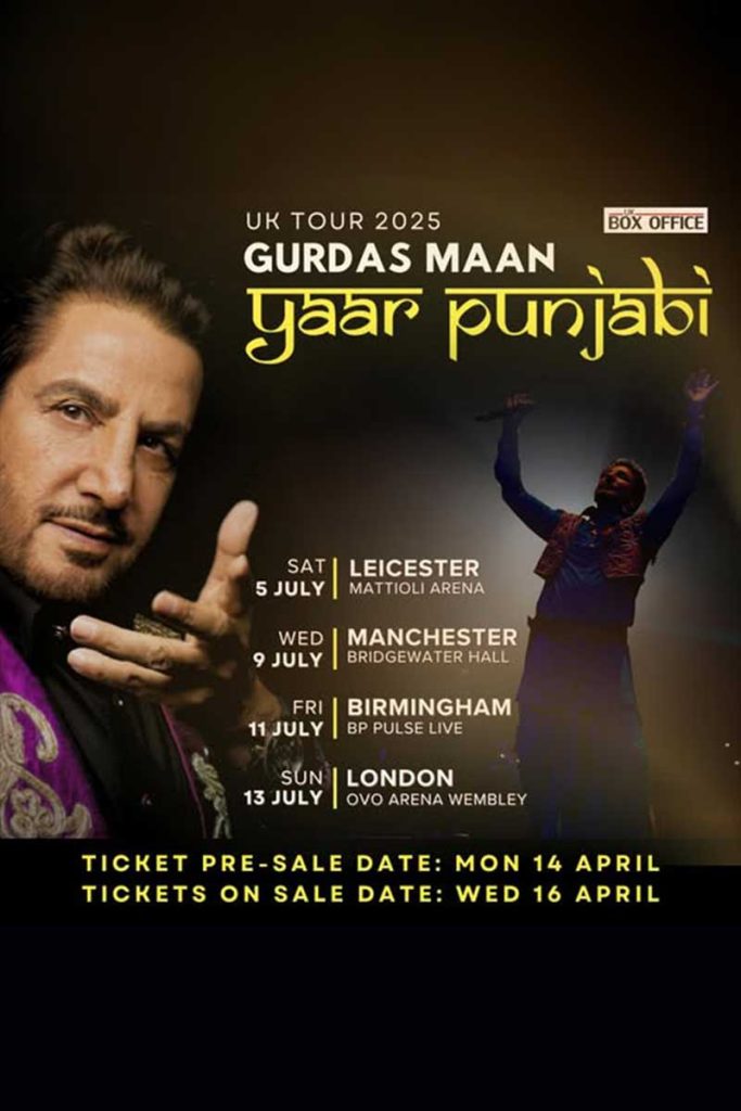 Gurdas Maan Live in Concert : Birmingham 2025