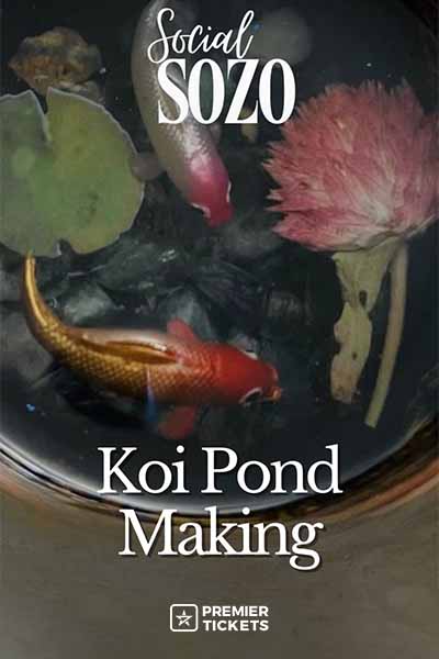 Koi Pond Resin Art By Social Sozo : Delhi 23 & 25 May 2025
