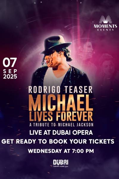 Michael Lives Forever in Dubai Opera 2025