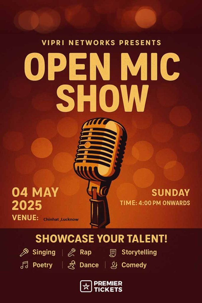Open Mic Show Lucknow – 4 May 2025