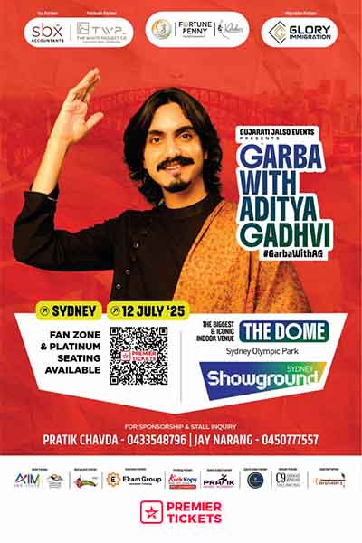 Garba with Aditya Gadhavi - Sydney Olympic Park 2025 Garba with Aditya Gadhavi - Sydney Olympic Park 2025