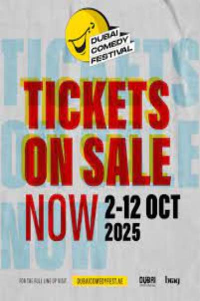 Dubai Comedy Festival Tickets 5th october 2025