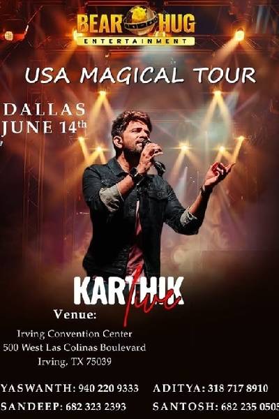 Karthik Live - Magic Tour - DALLAS (Telugu)