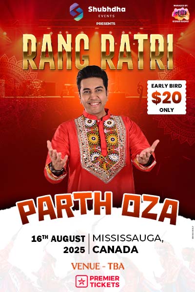 RANGRATRI by Parth Oza – Mississauga 2025