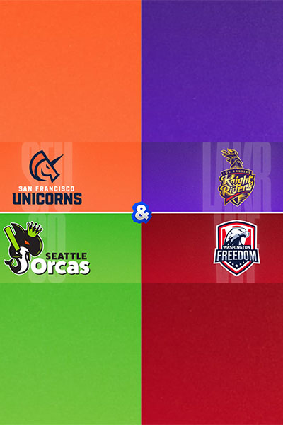 San Francisco Unicorns vs. LA Knight Riders & Seattle Orcas vs. Washington Freedom